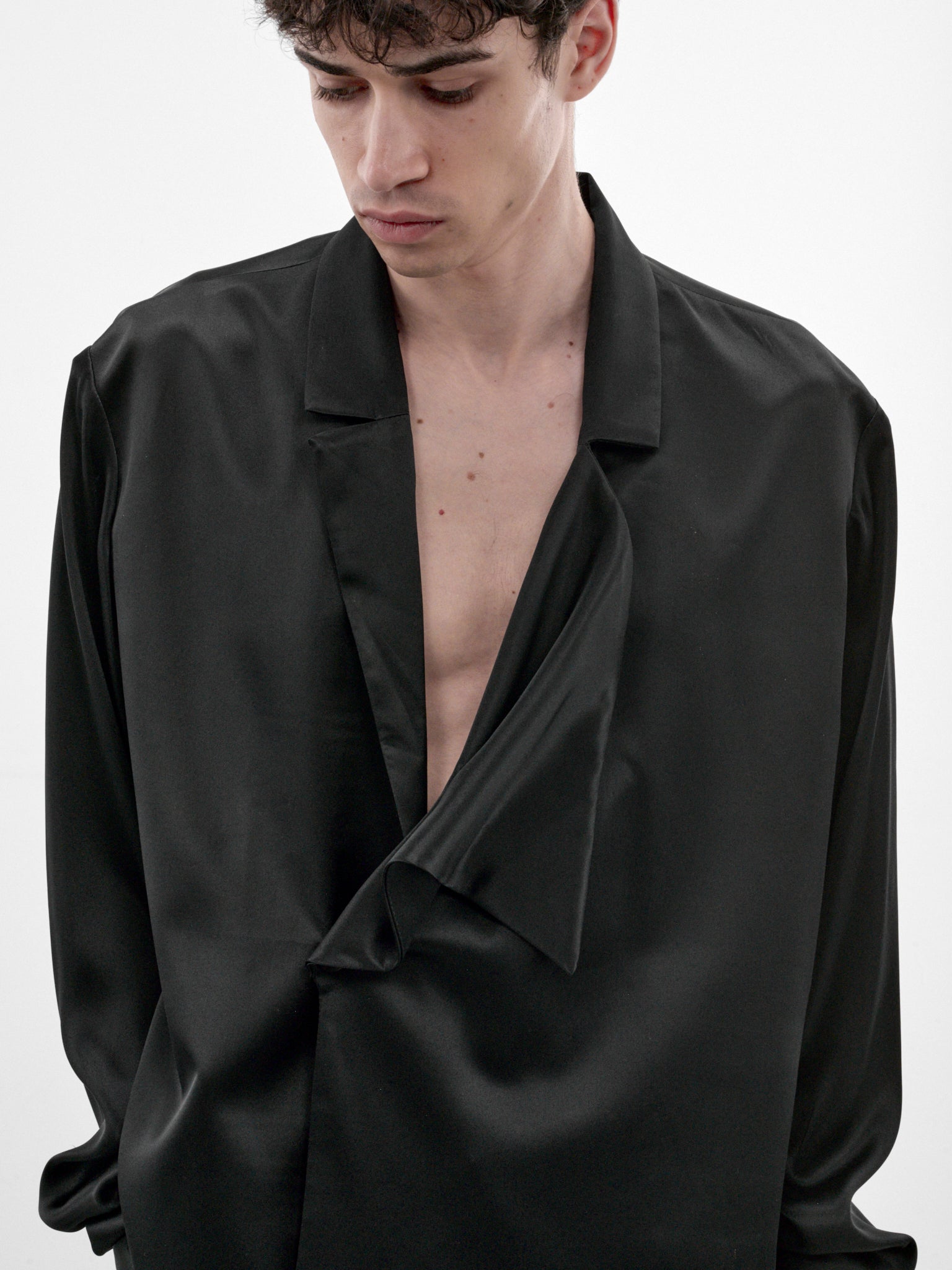 Sastre Black Silk Shirt (SASTRE-SHIRT-SILK-BLACK)