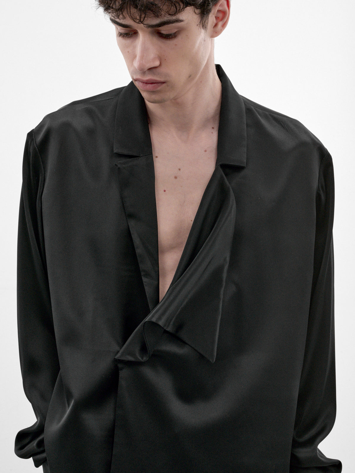 Sastre Black Silk Shirt (SASTRE-SHIRT-SILK-BLACK)