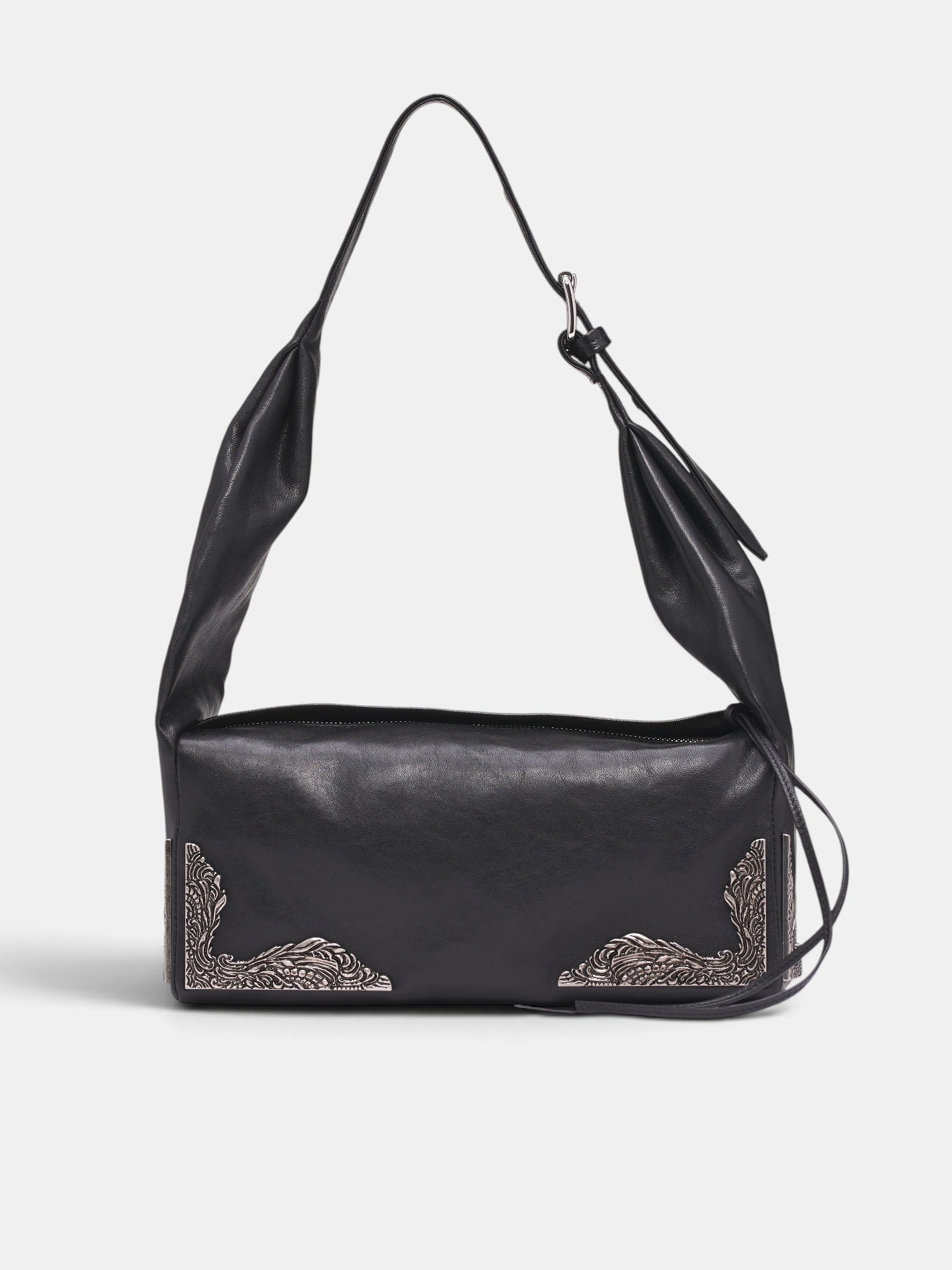 Black East West Box Bag (SB1ZH0009-P8985-BLACK)