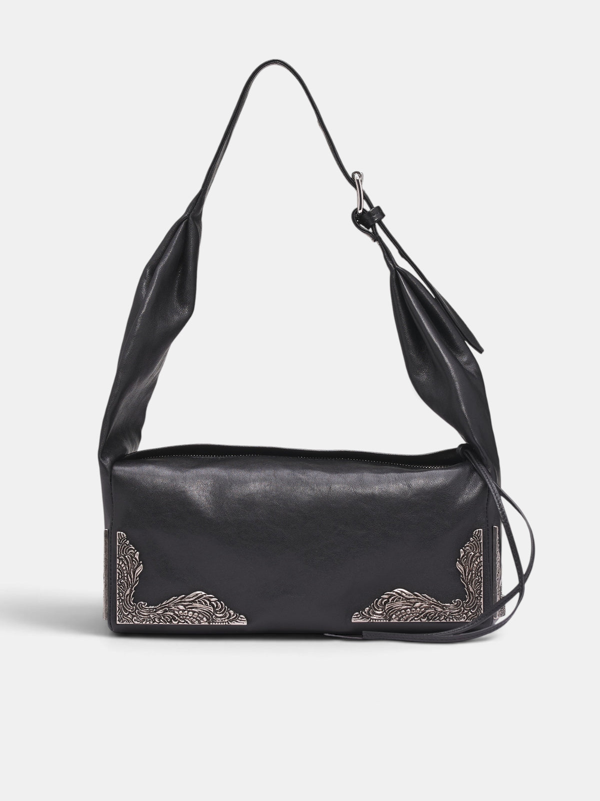Black East West Box Bag (SB1ZH0009-P8985-BLACK)