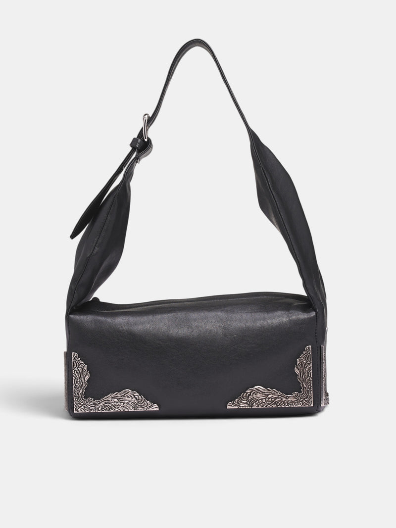 Black East West Box Bag (SB1ZH0009-P8985-BLACK)