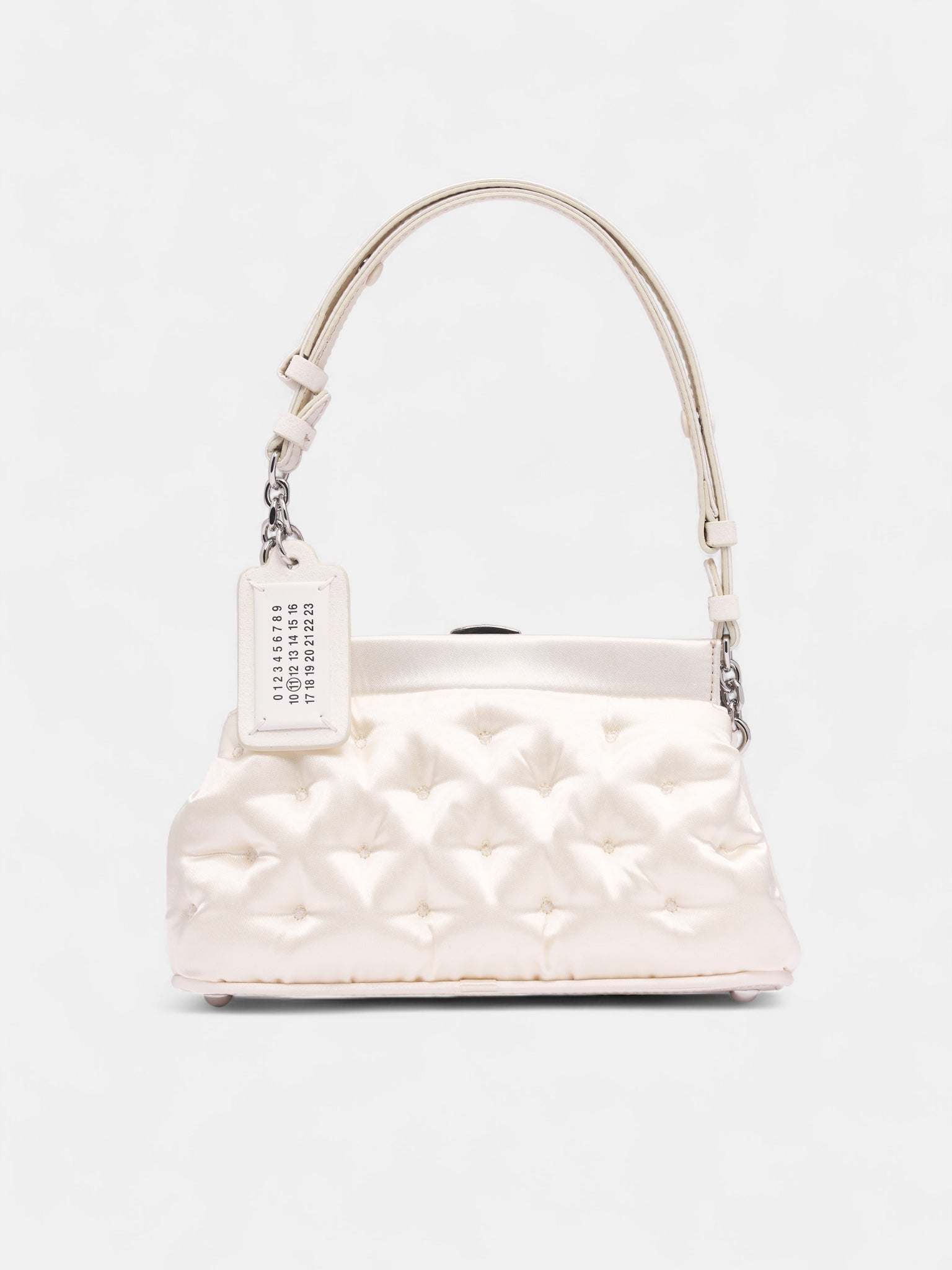 Glam Slam Embroidery Clutch Bag (SB2WD0093-P8573-T2354-WHITE)