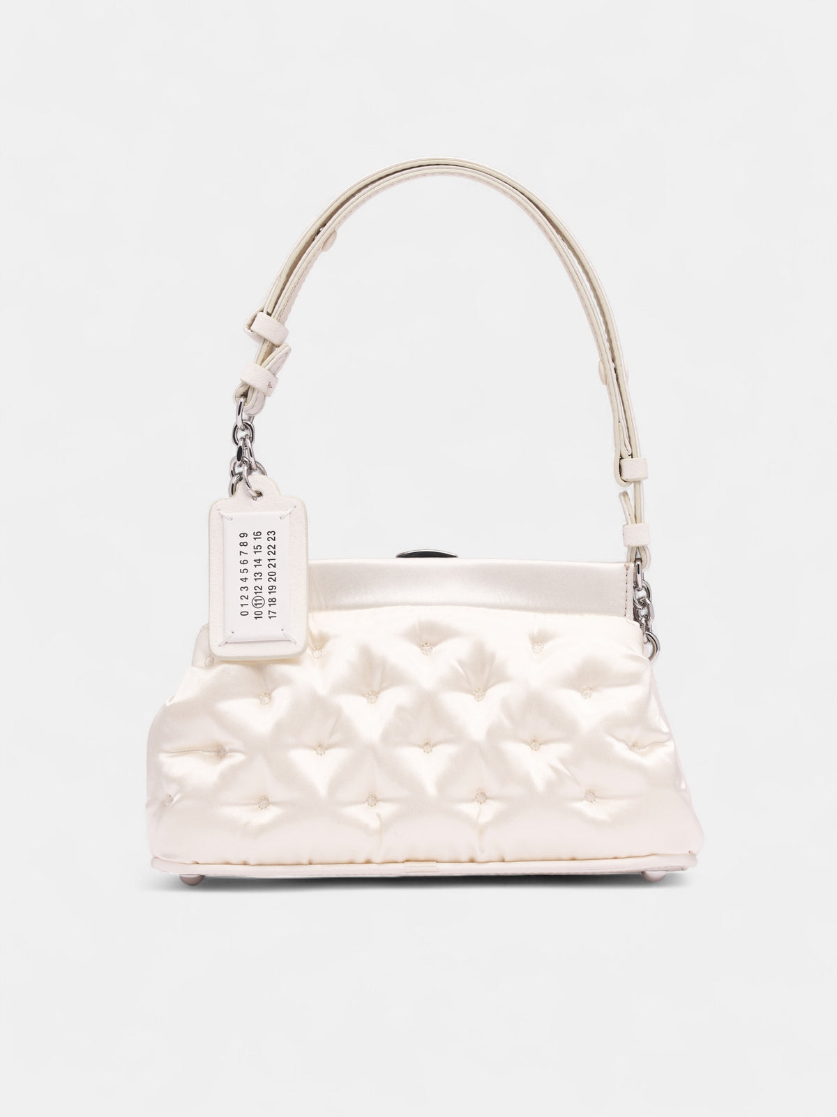 Glam Slam Embroidery Clutch Bag (SB2WD0093-P8573-T2354-WHITE)