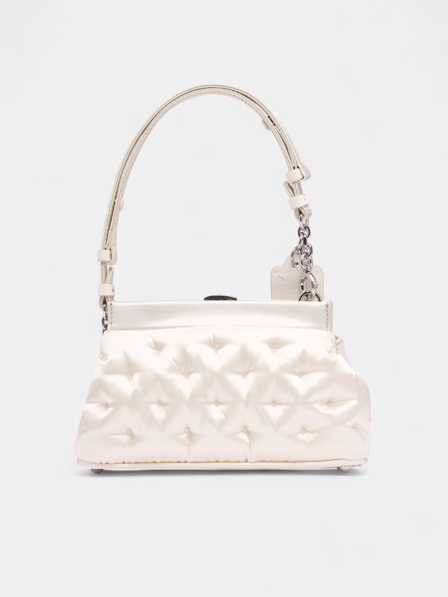 Glam Slam Embroidery Clutch Bag (SB2WD0093-P8573-T2354-WHITE)