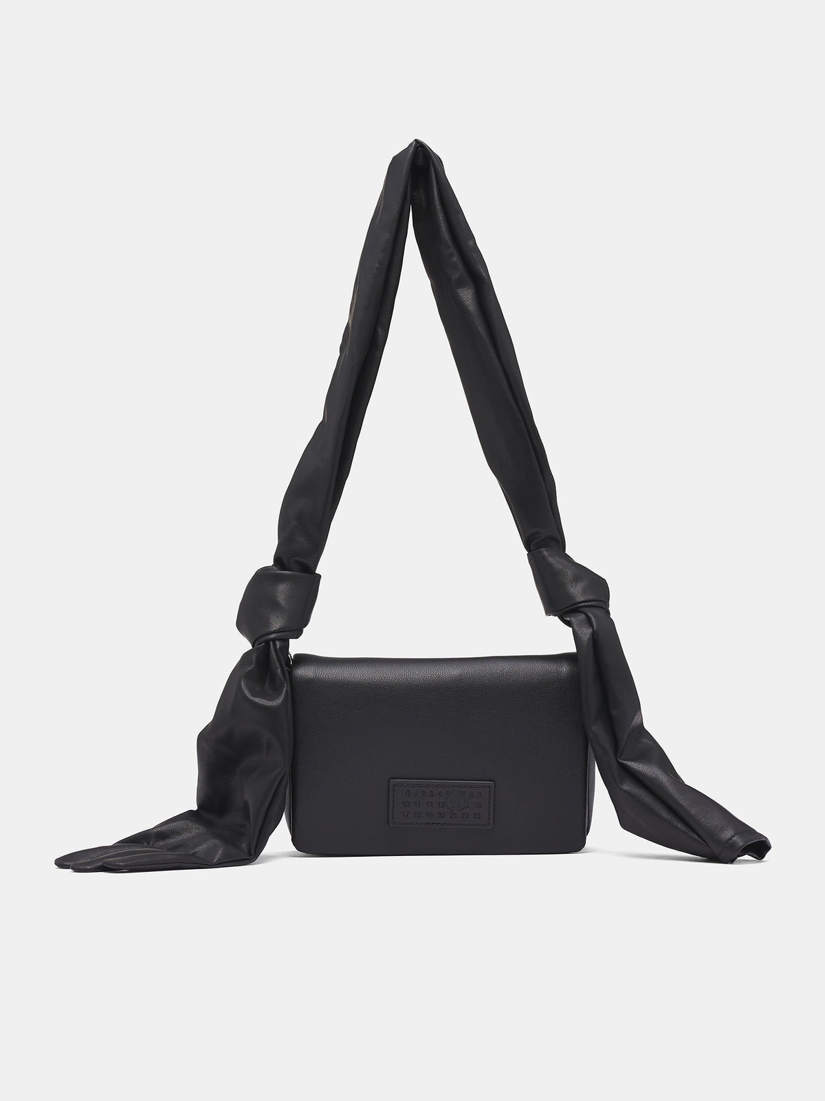 Black Leather Glove Strap Bag (SB5ZH0033-P8856-T8013-BLACK)