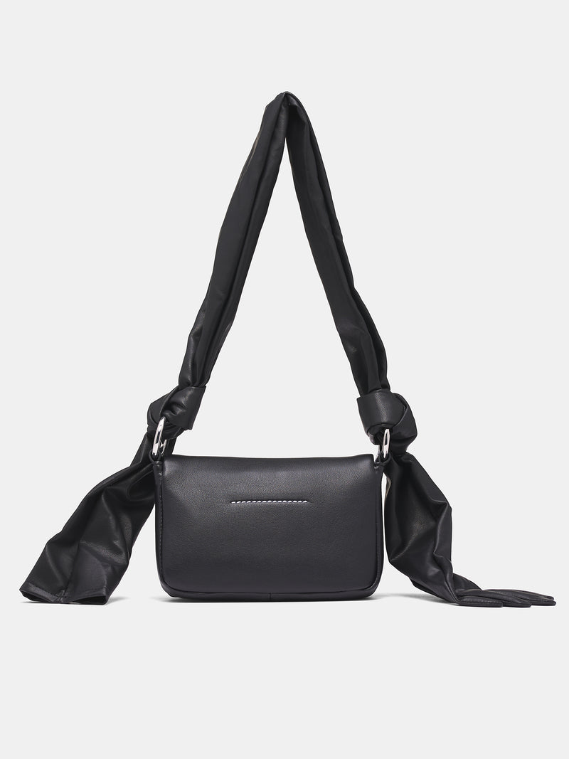 Black Leather Glove Strap Bag (SB5ZH0033-P8856-T8013-BLACK)