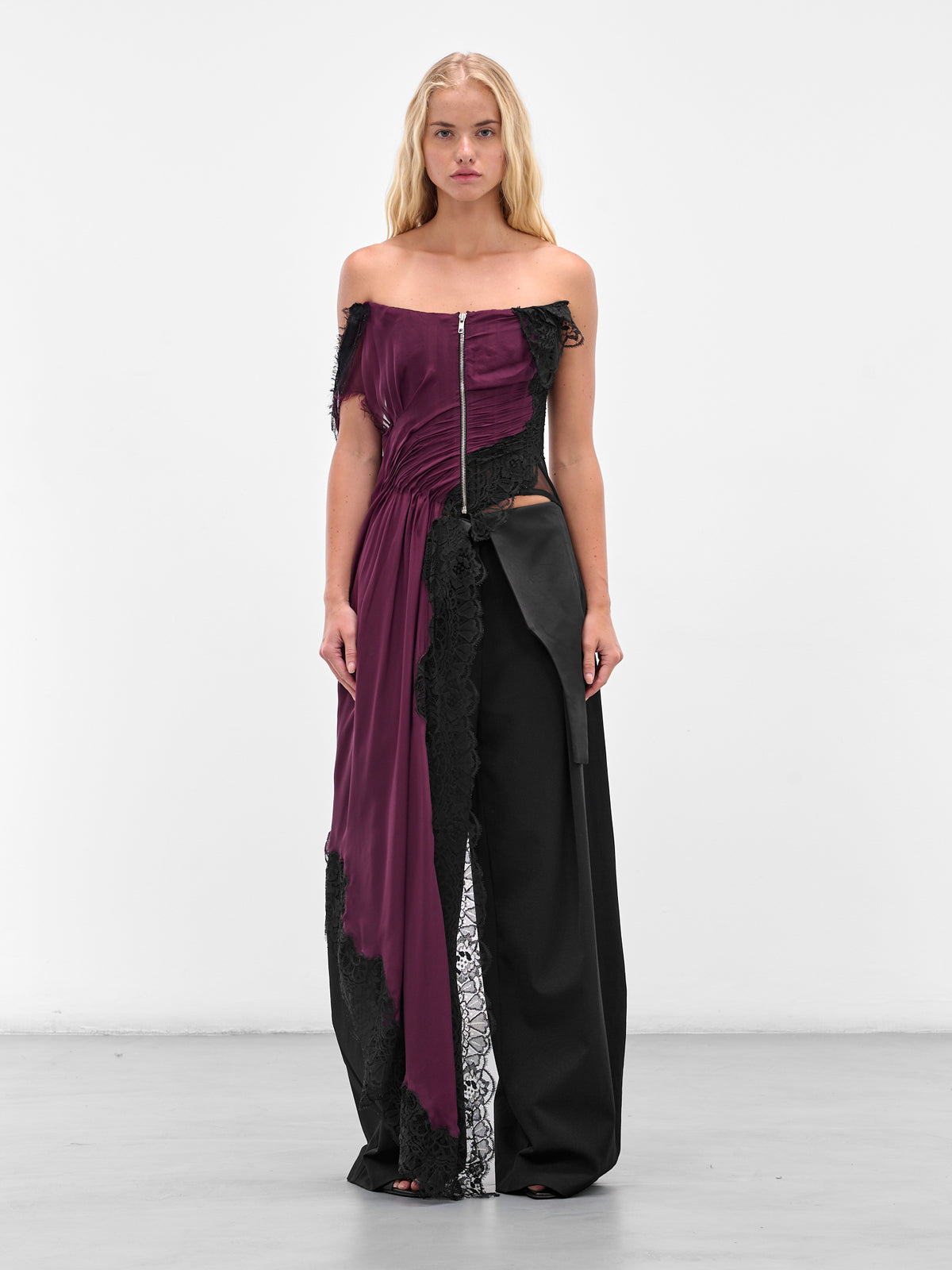 SALIH BALTA Draped Corset | H.Lorenzo - front