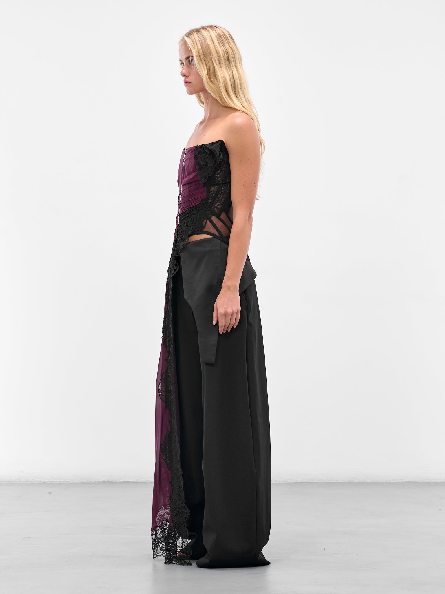 SALIH BALTA Draped Corset | H.Lorenzo - side