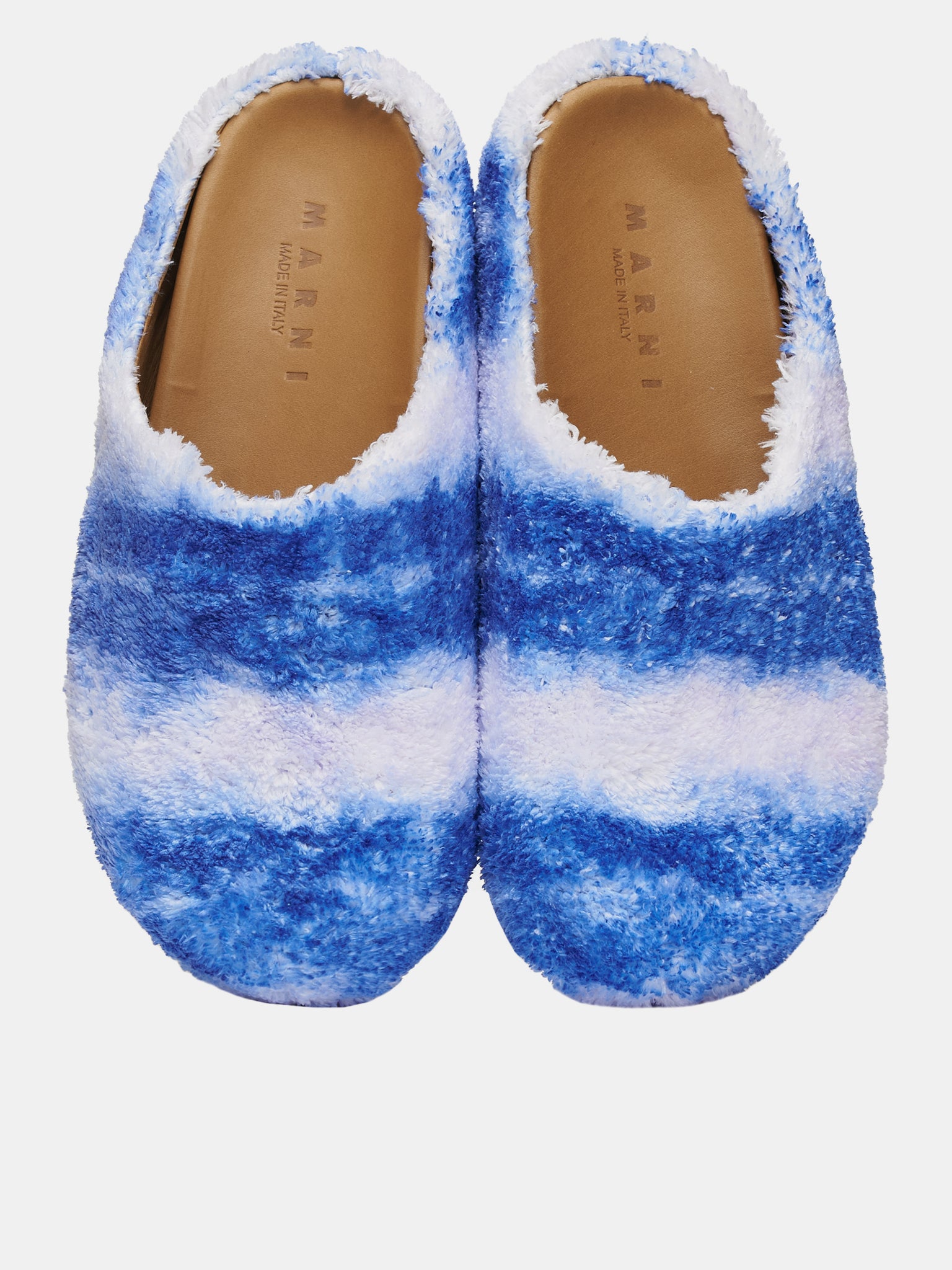 Stripe Fusset Sabbot Loafers (SBMR000600-P5516-BLUE)