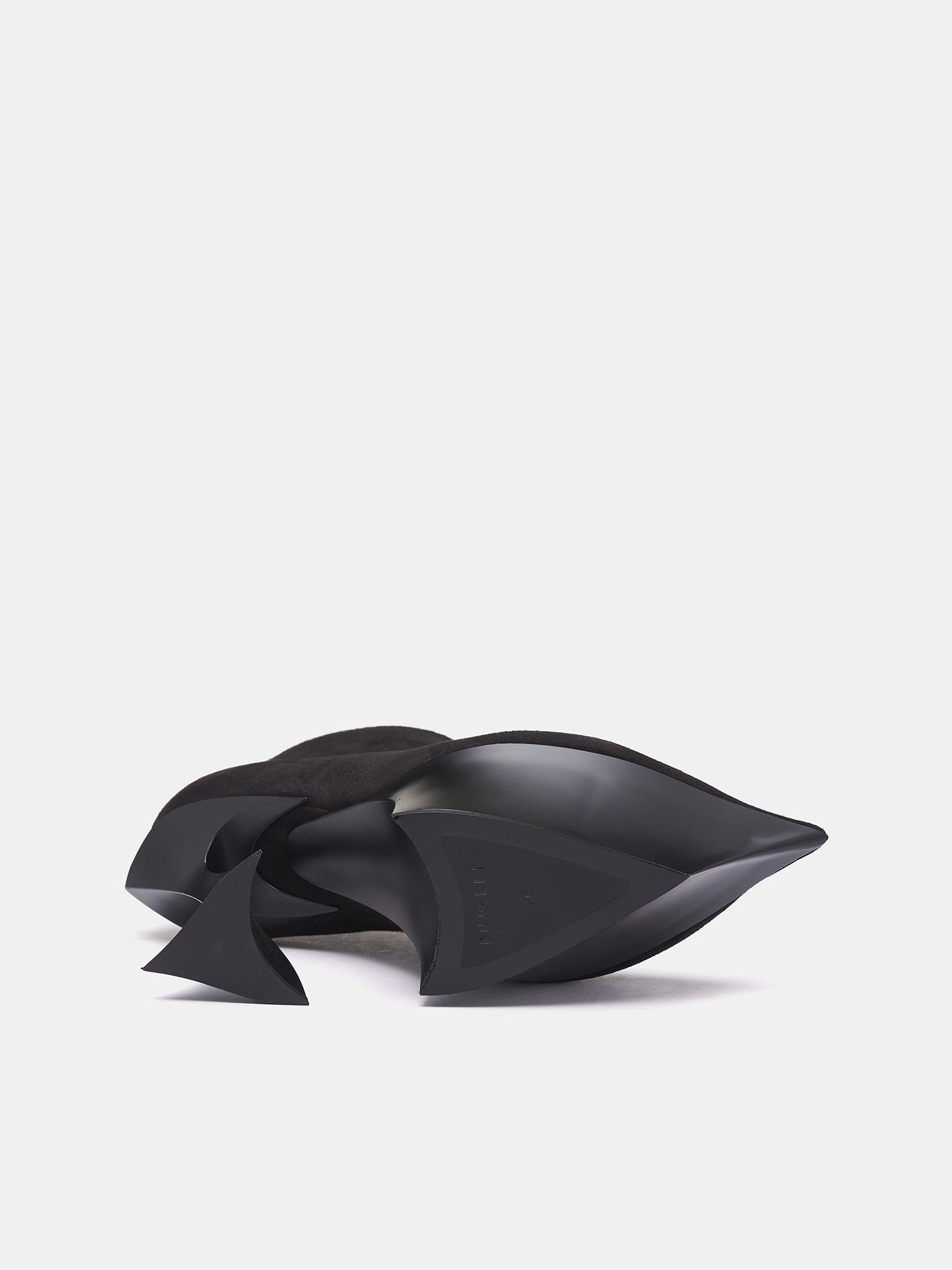 Sculptural Platform Heels (SC177-TS001-PEARL-BLACK)