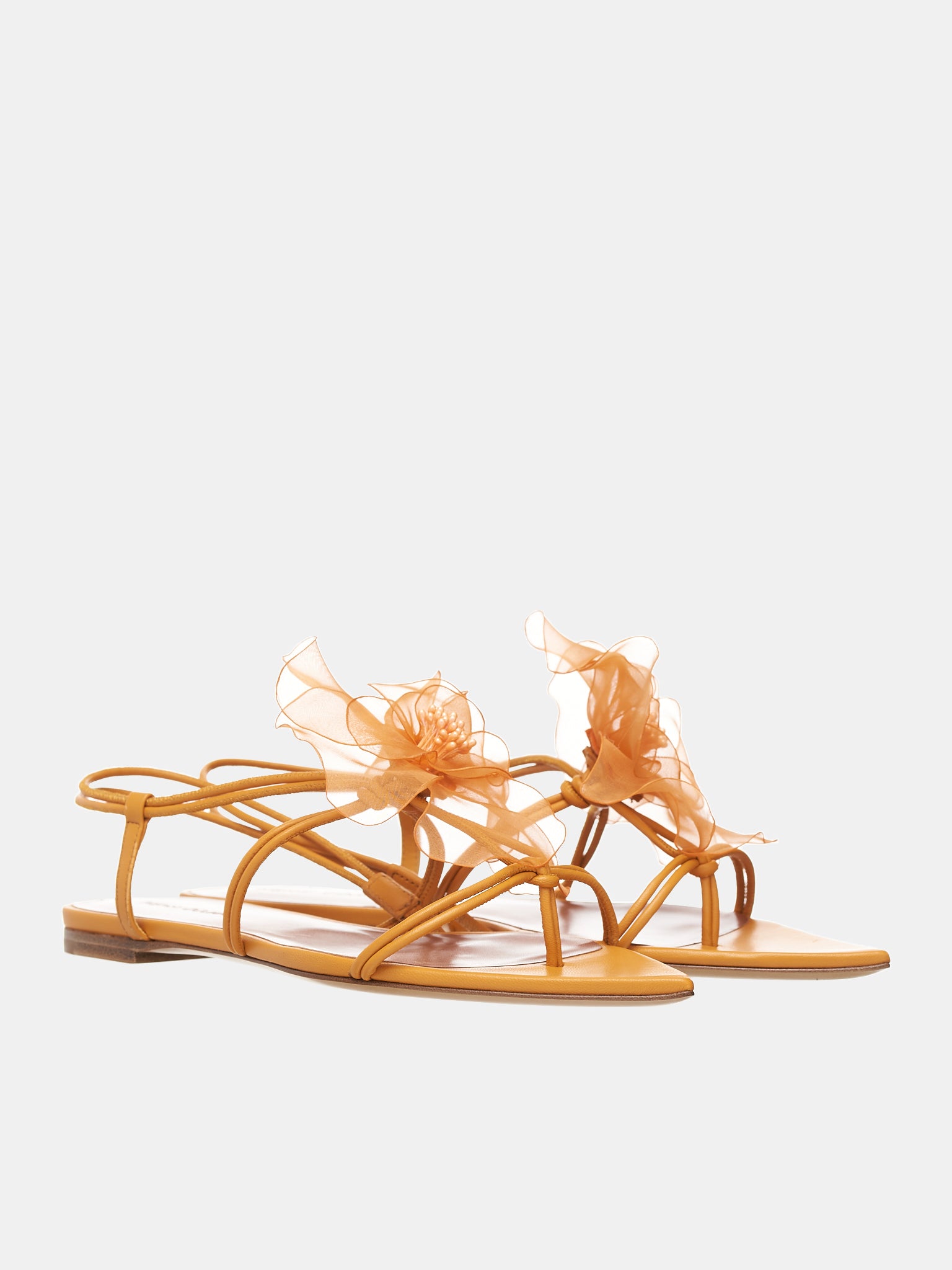 Appliqué Sandals (SC40032A-225-ORANGE)