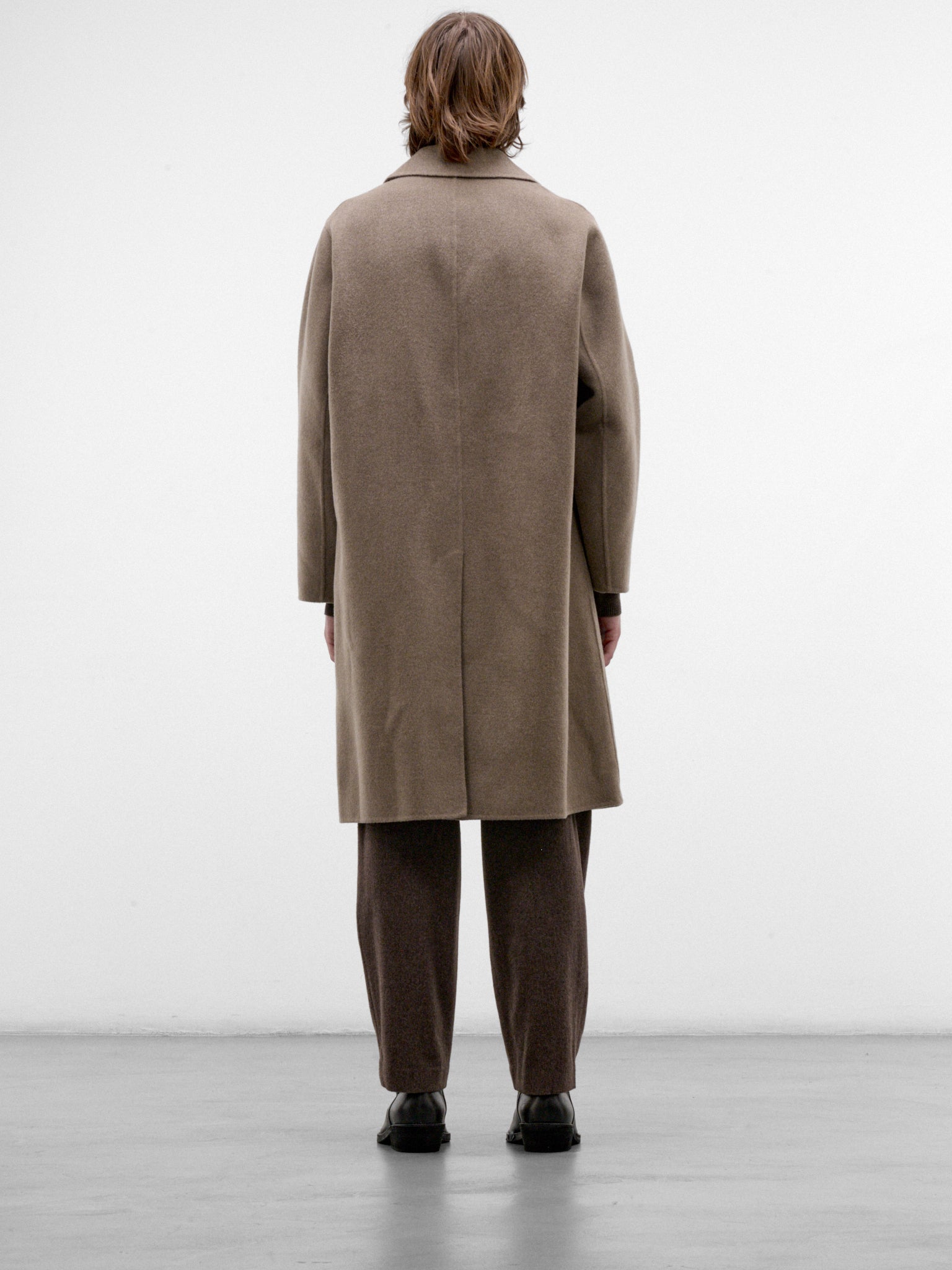 Mocha Cashmere Melton Coat (SCAGLW6310-MOCHA)