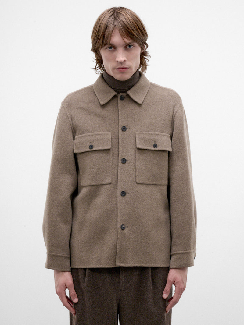 Mocha Cashmere CPO Jacket (SCAGLW6311-MOCHA)