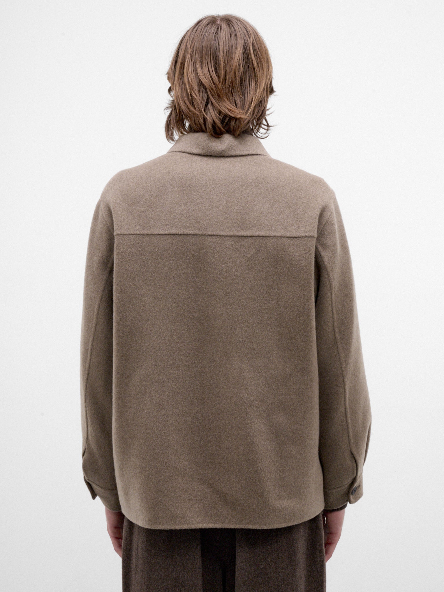Mocha Cashmere CPO Jacket (SCAGLW6311-MOCHA)
