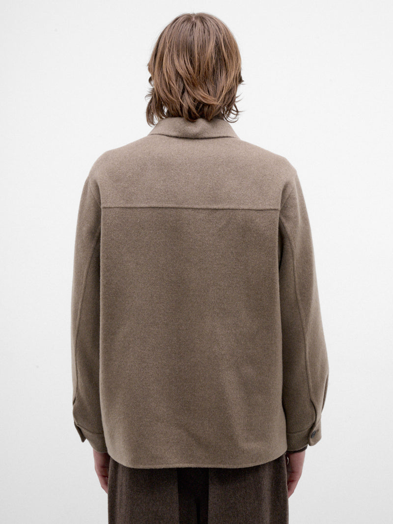 Mocha Cashmere CPO Jacket (SCAGLW6311-MOCHA)