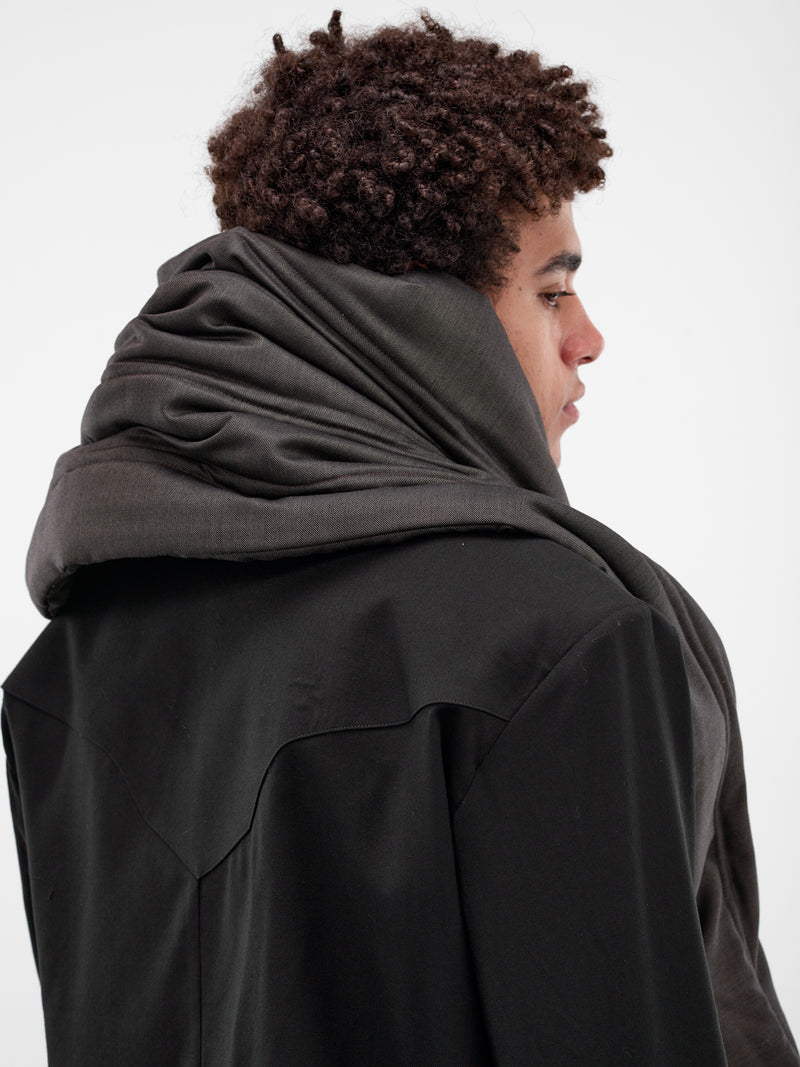 Metallic Taupe Wool Scarf (SCARF-METALLIC-TAUPE)