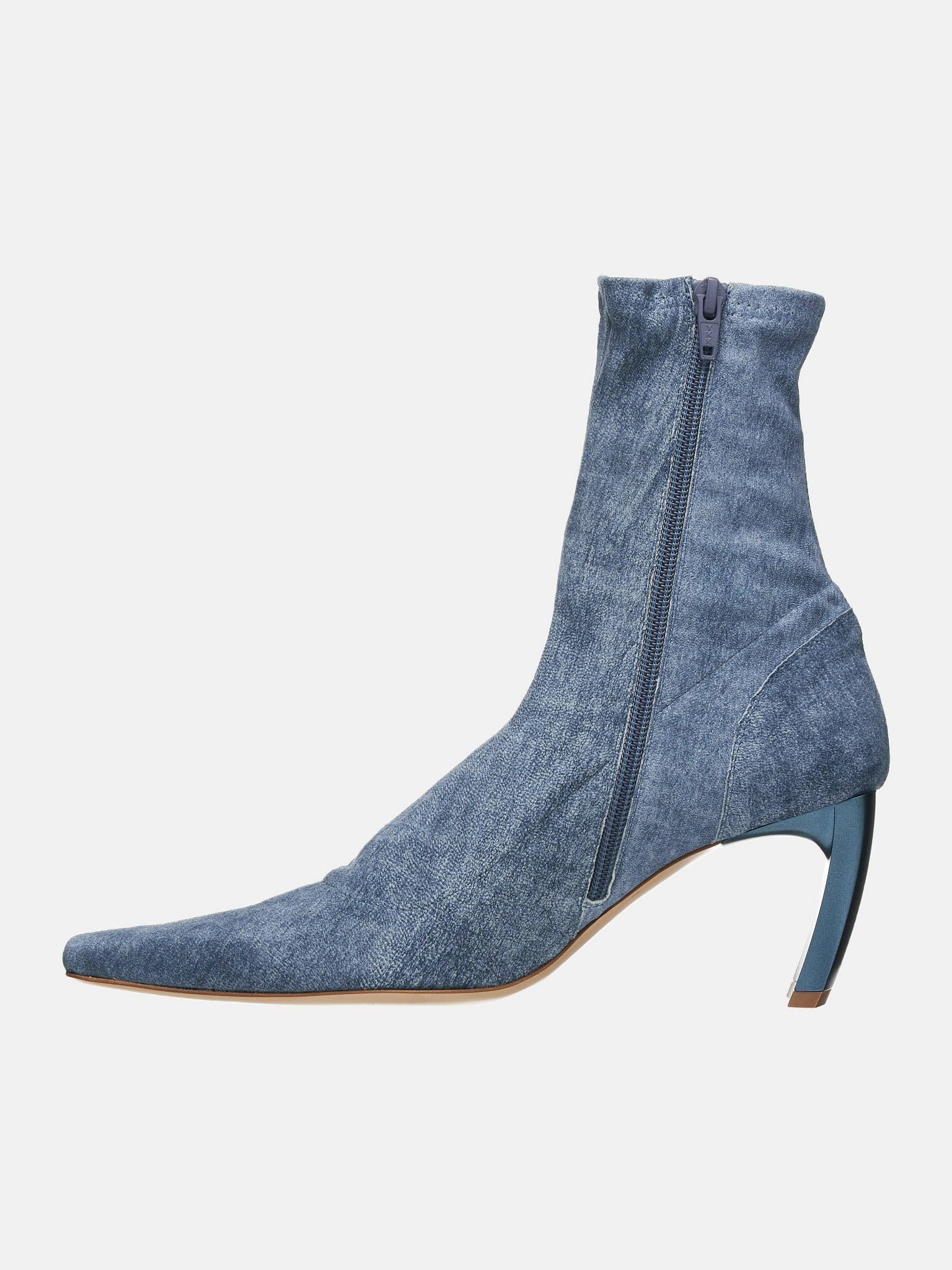 Serpent Ankle Boots (SCK-SESBO0BW-BLUE-WASH)