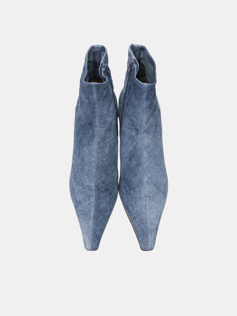 Serpent Ankle Boots (SCK-SESBO0BW-BLUE-WASH)