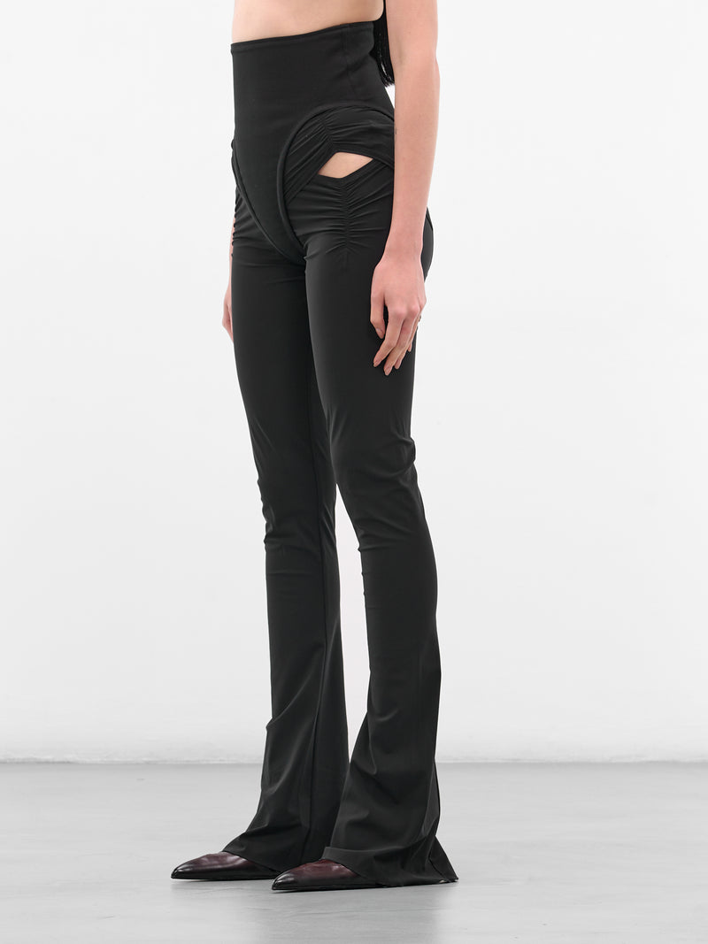 Black High-Waist Scythe Trousers (SCYT0BL-BLACK)