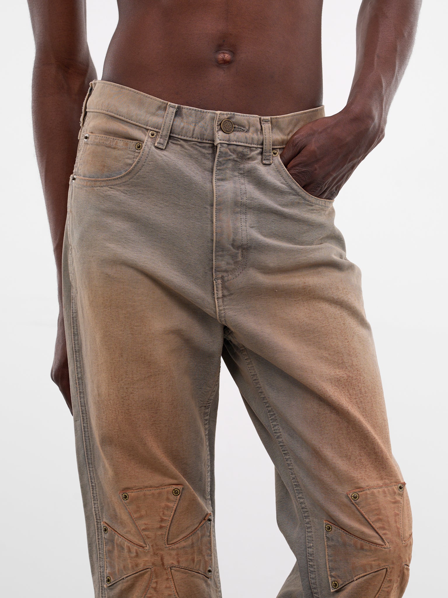 Rust Blue Chopper Carpenter Pants (SEK-PNT01-RUST-BLUE-SS26)