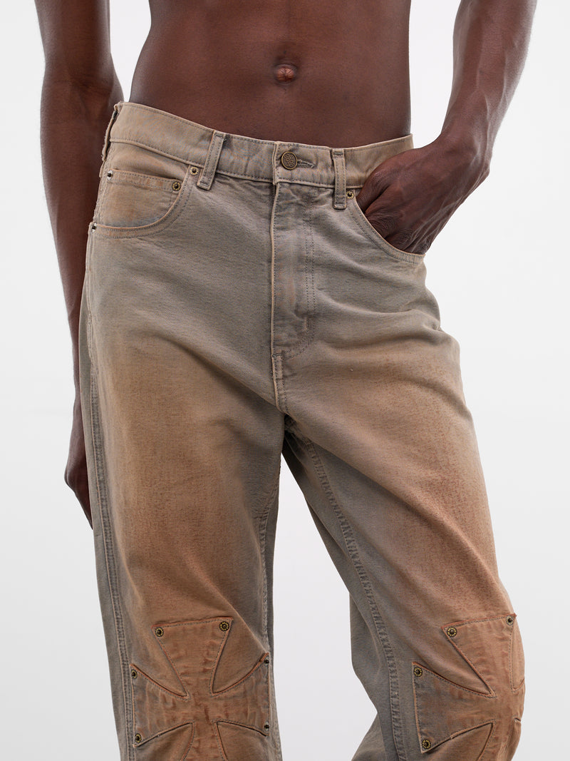 Rust Blue Chopper Carpenter Pants (SEK-PNT01-RUST-BLUE-SS26)