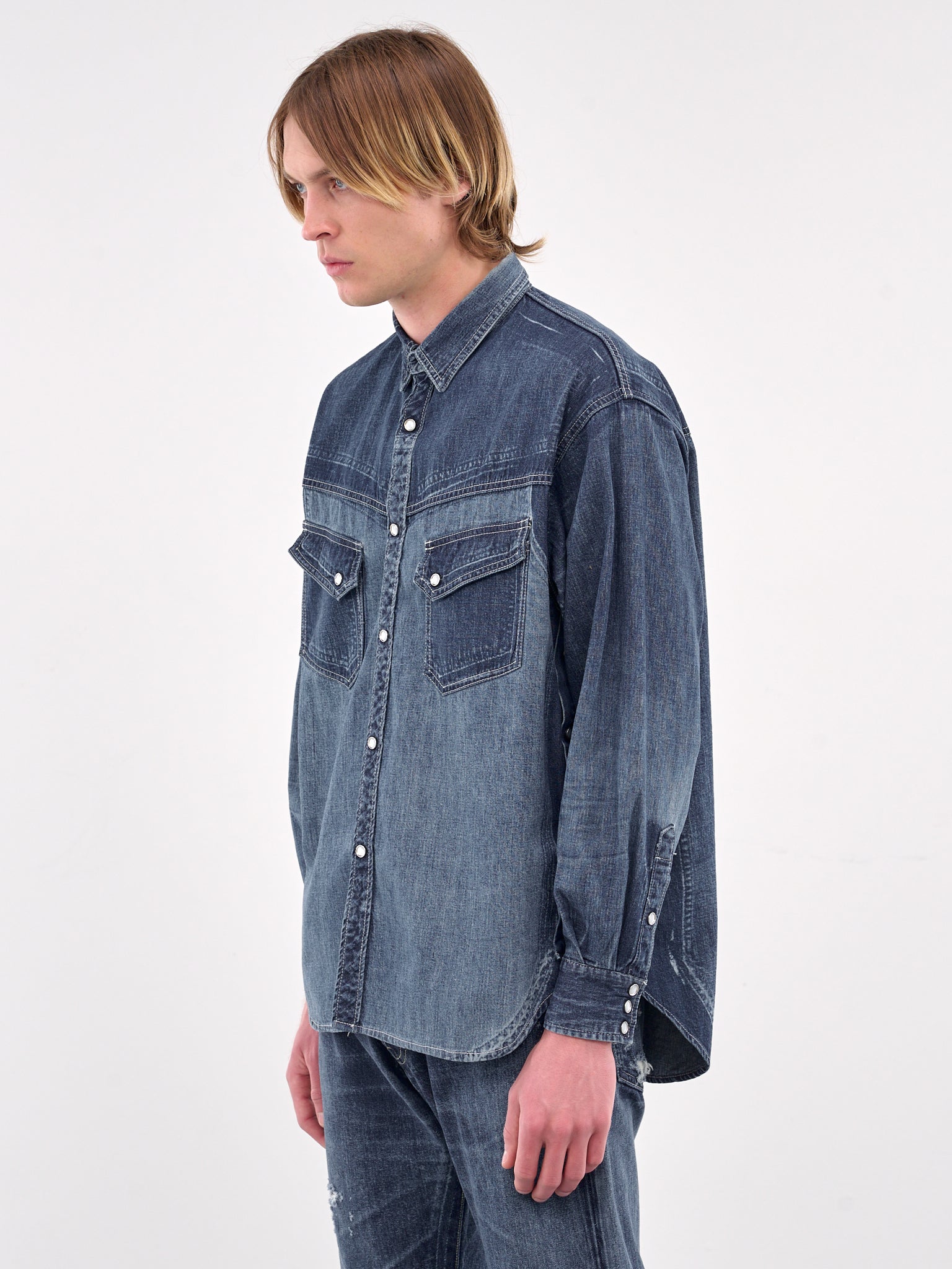 Denim Shirt (SH-SV-NGS-1007-INDIGO)