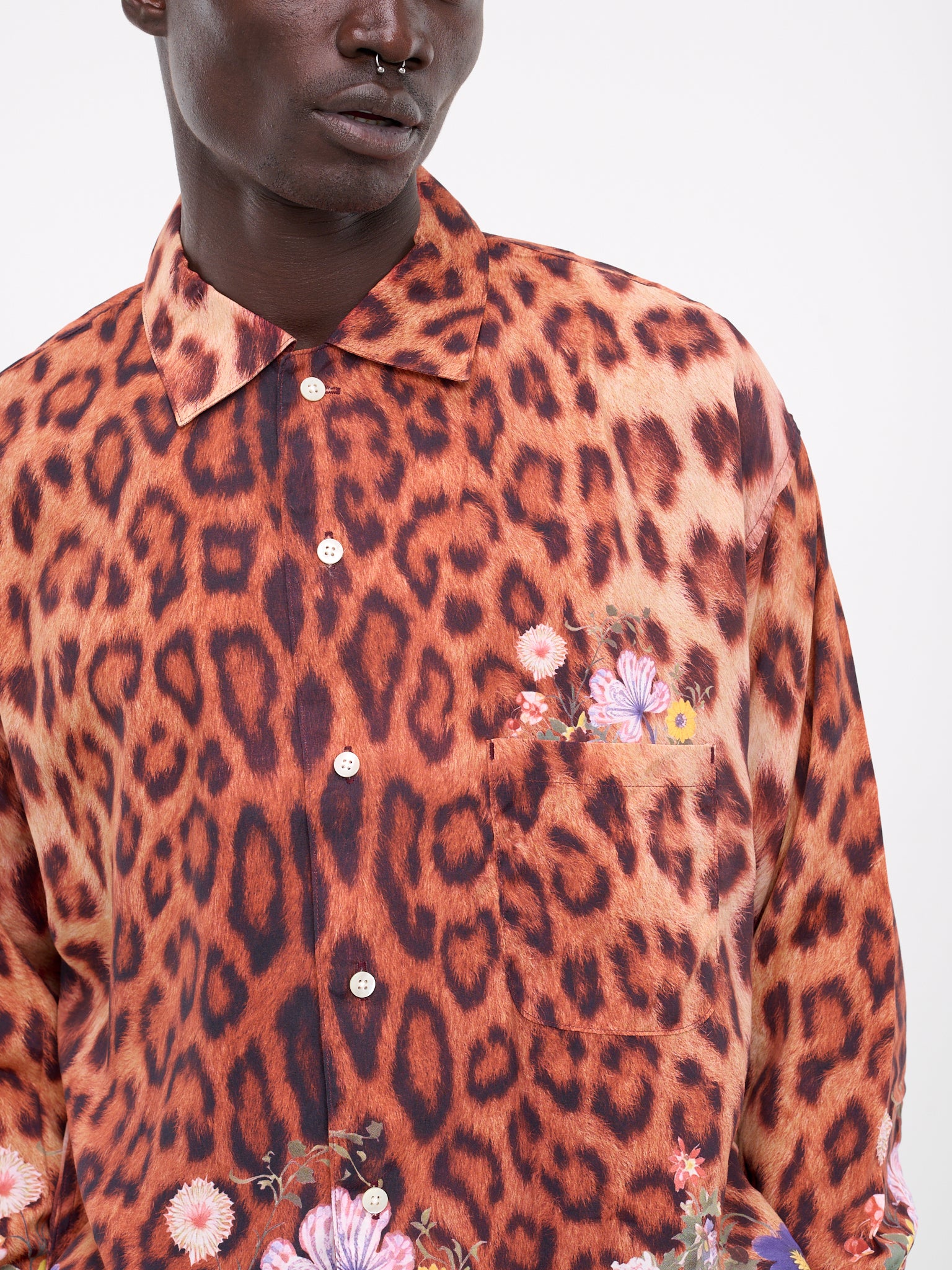 Leopard Graphic Shirt (SH-SV-NYS-1001-RED)