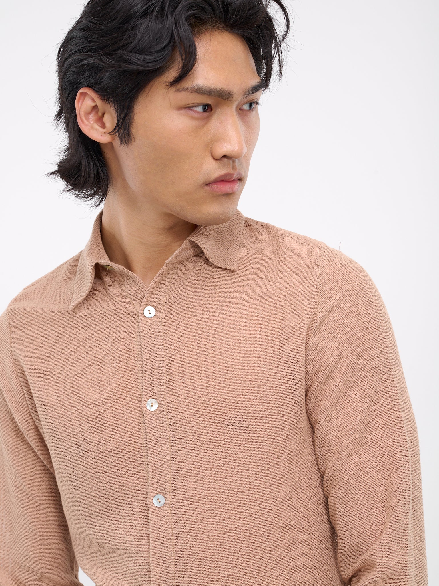 Slim Shirt (SH003-U-CO-0006-BEIGE)
