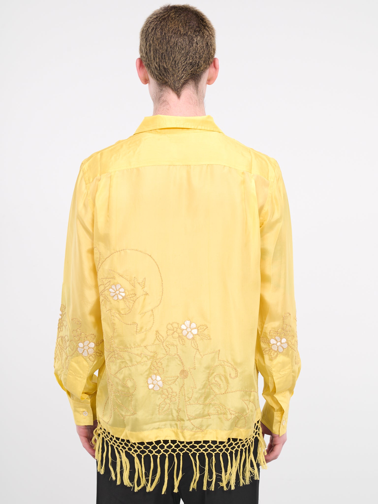 Paquerette Fringe Shirt (SH010-YELLOW)