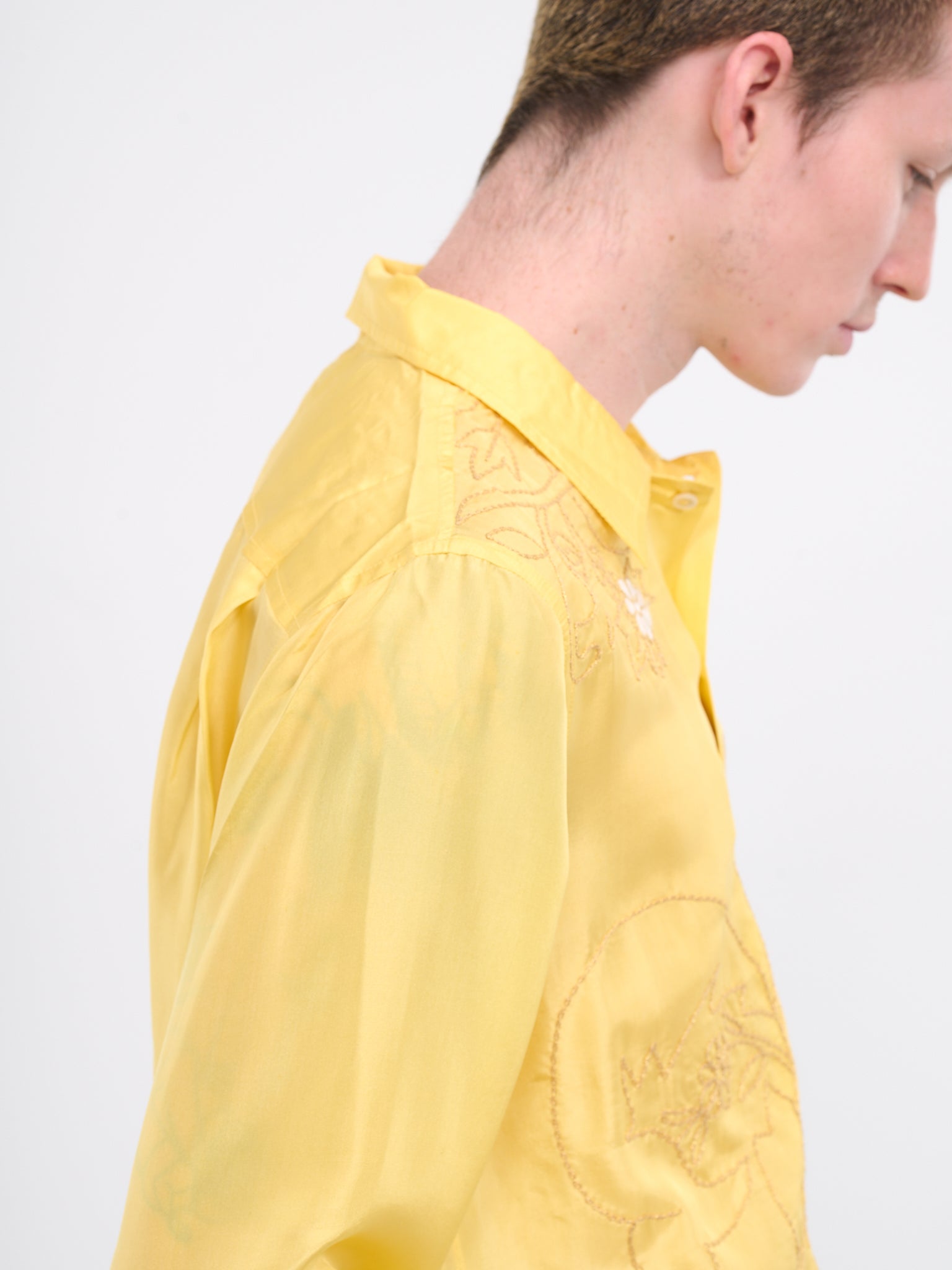 Paquerette Fringe Shirt (SH010-YELLOW)