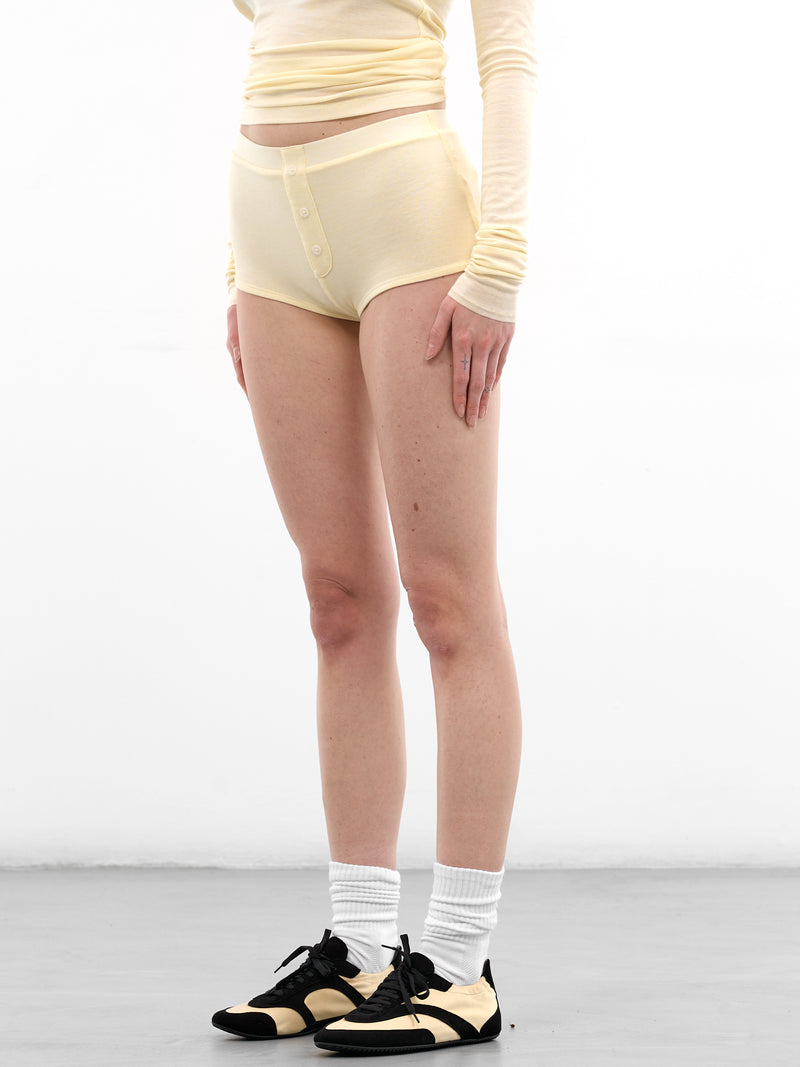 Limone Tencel-Wool Booty Shorts (SH01241-LIMONE)