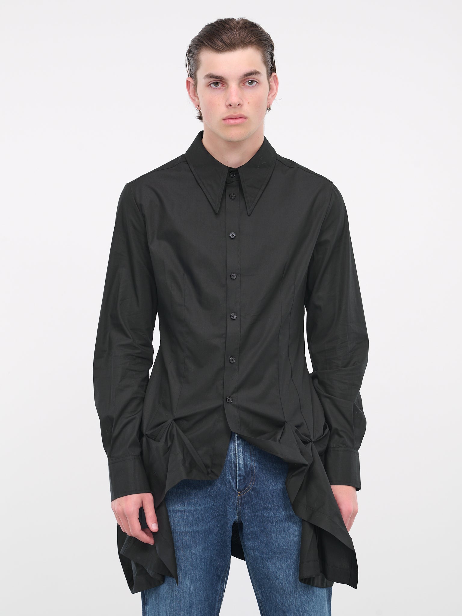 Bustle Shirt (SH02-BLACK)