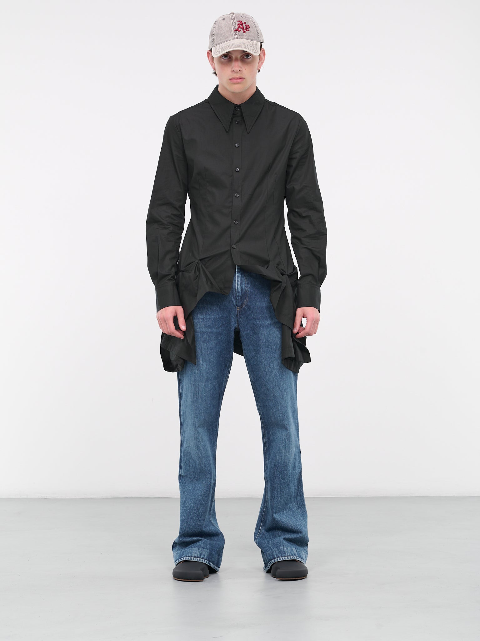 Bustle Shirt (SH02-BLACK)