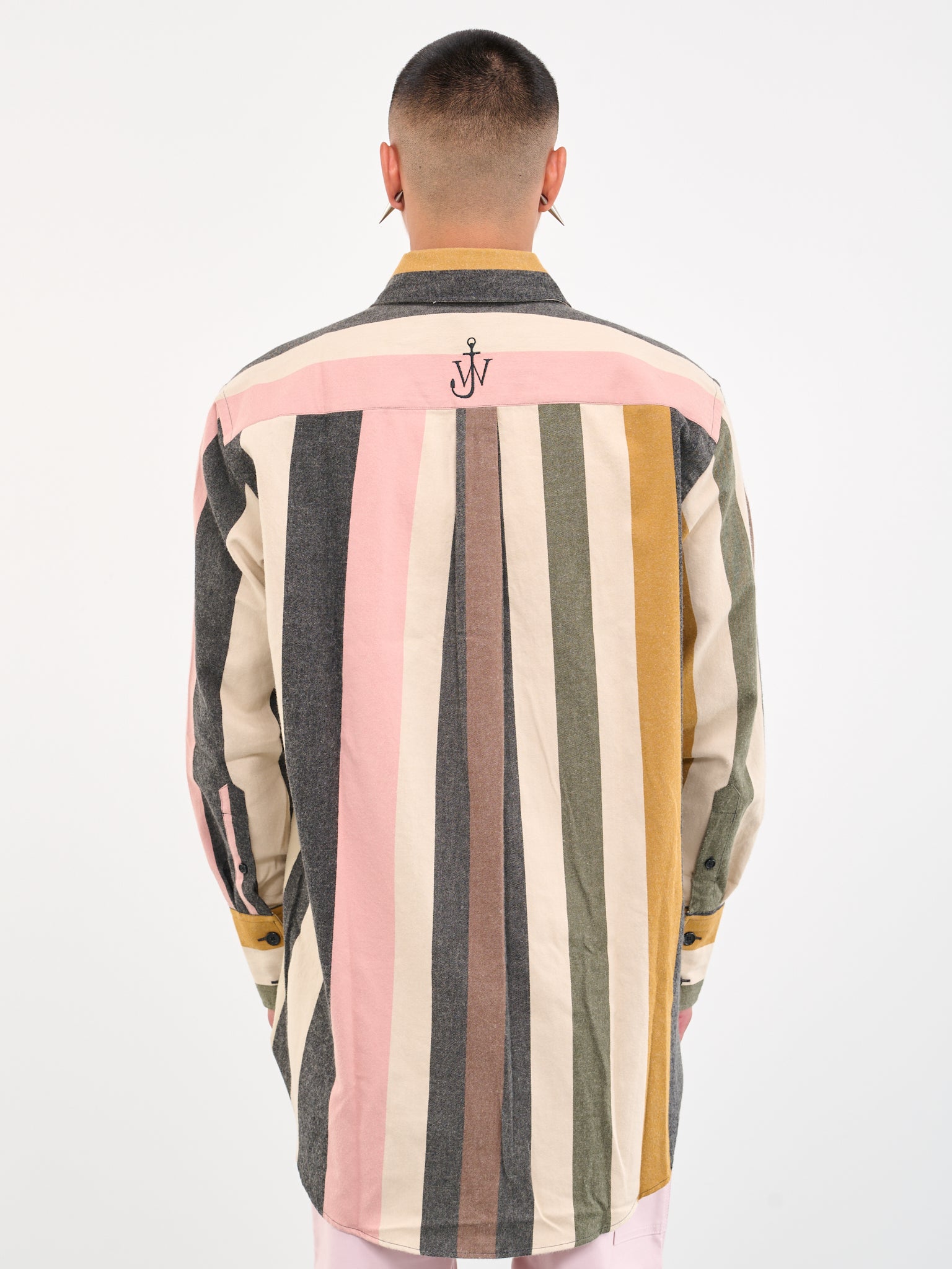 JW ANDERSON Striped Relaxed Shirt | H. Lorenzo - back 
