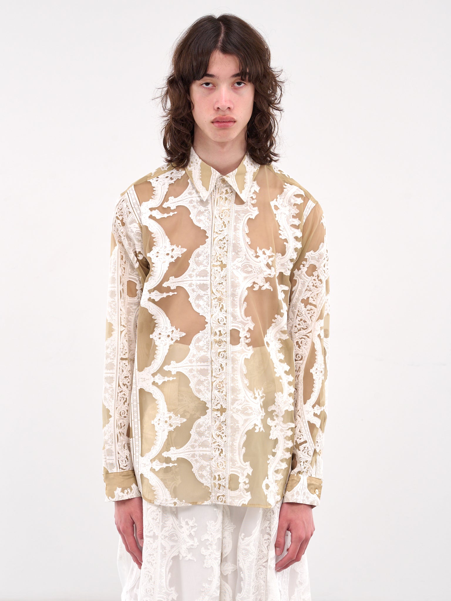 Lace Shirt (SH028-YELLOW)