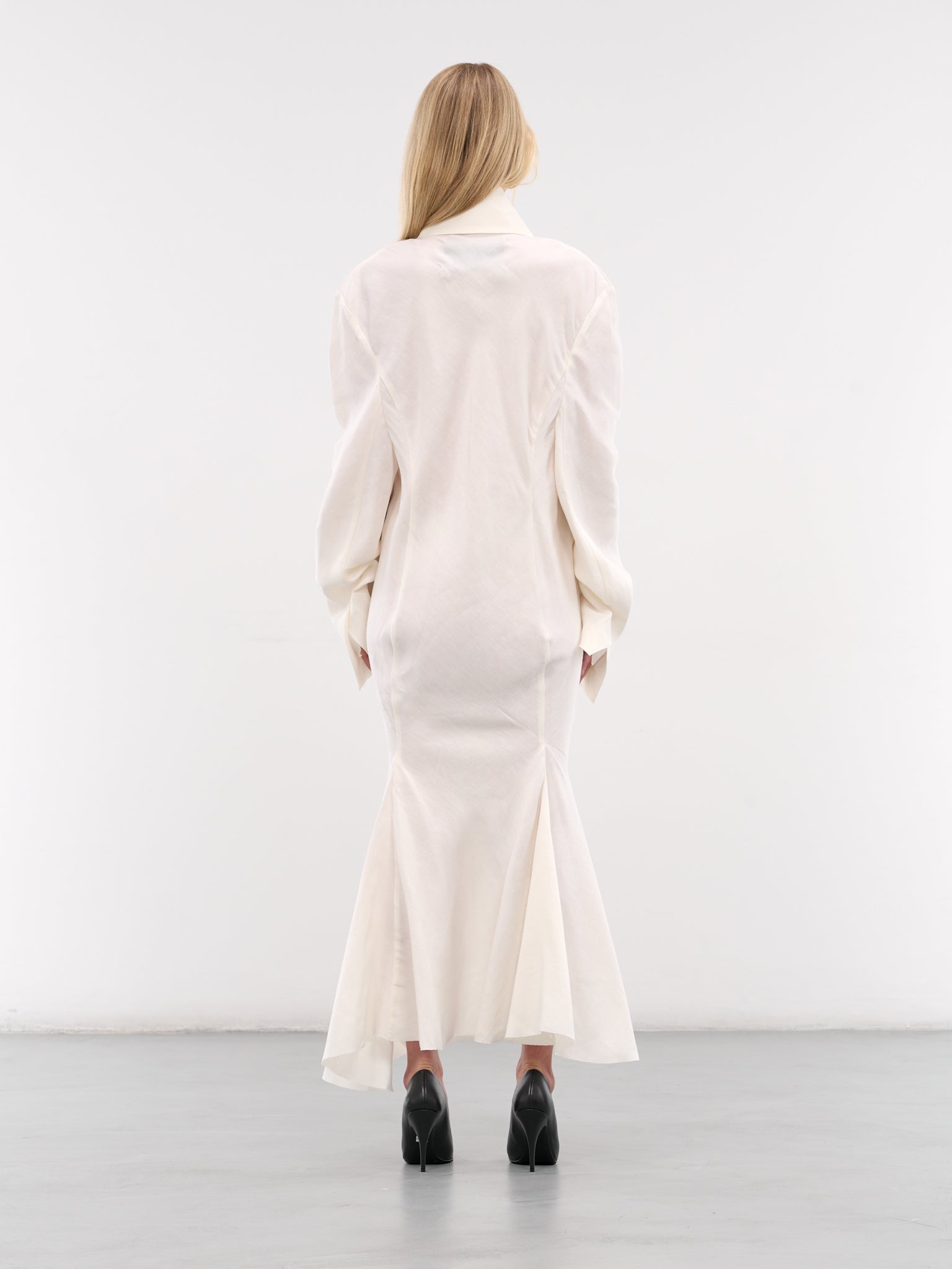 VAUTRAIT | H.Lorenzo|White Ernesto Maxi Shirt Dress (SH05WH-ERNESTO-WHITE), 34 / White VAUTRAIT | H.Lorenzo|White Ernesto Maxi Shirt Dress (SH05WH-ERNESTO-WHITE), 34 / White