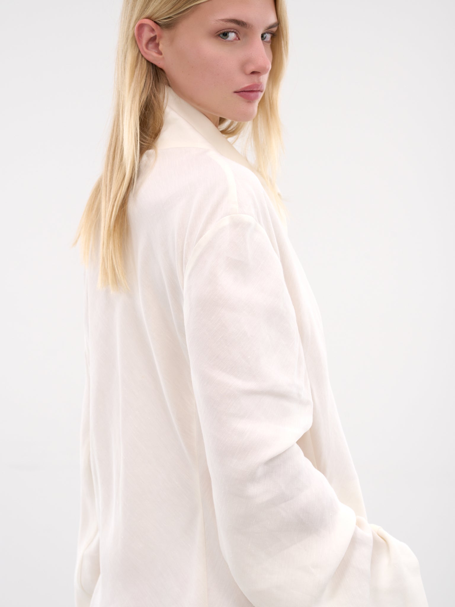 White Ernesto Maxi Shirt Dress (SH05WH-ERNESTO-WHITE)