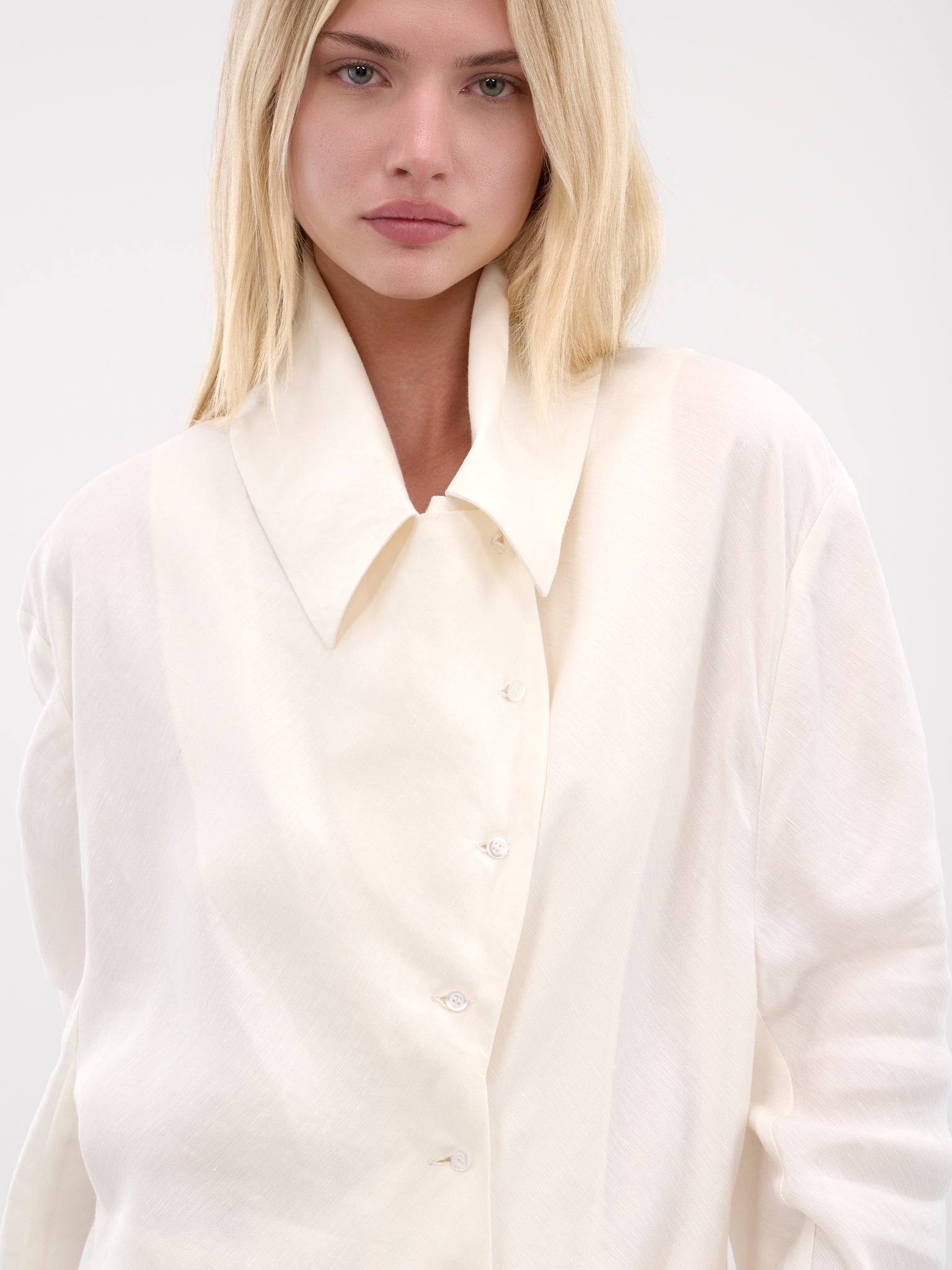 White Ernesto Maxi Shirt Dress (SH05WH-ERNESTO-WHITE)