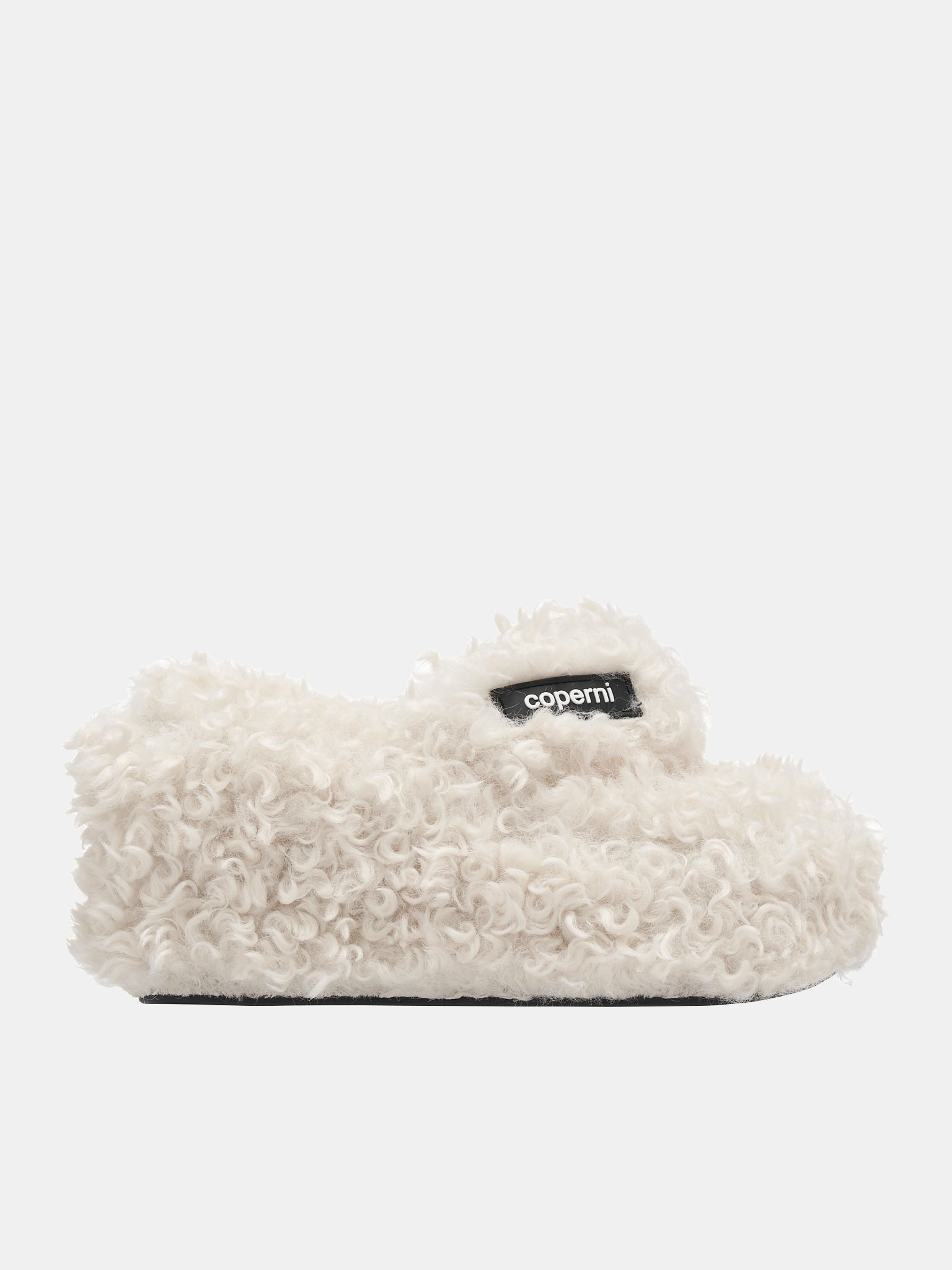 Branded Clog Wedges (SH09278-OFF-WHITE)