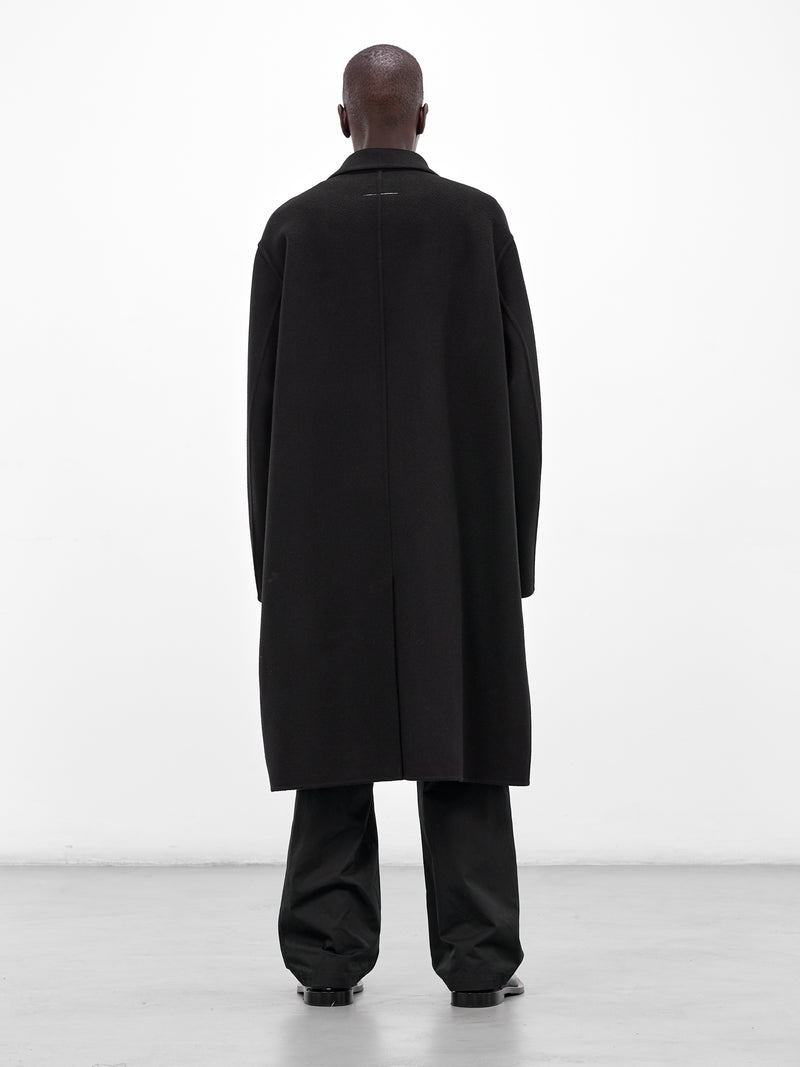 Black Double-Faced Wool Coat (SH0AA0018-M35761-BLACK)