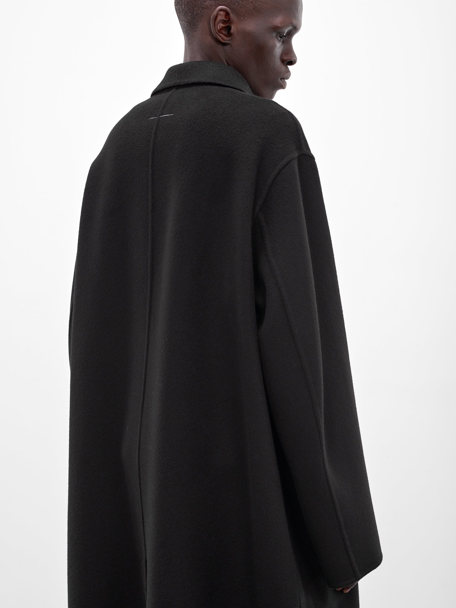 Black Double-Faced Wool Coat (SH0AA0018-M35761-BLACK)