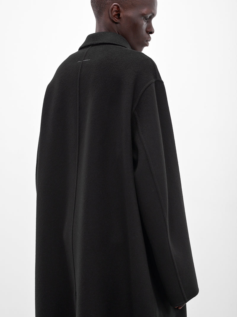 Black Double-Faced Wool Coat (SH0AA0018-M35761-BLACK)