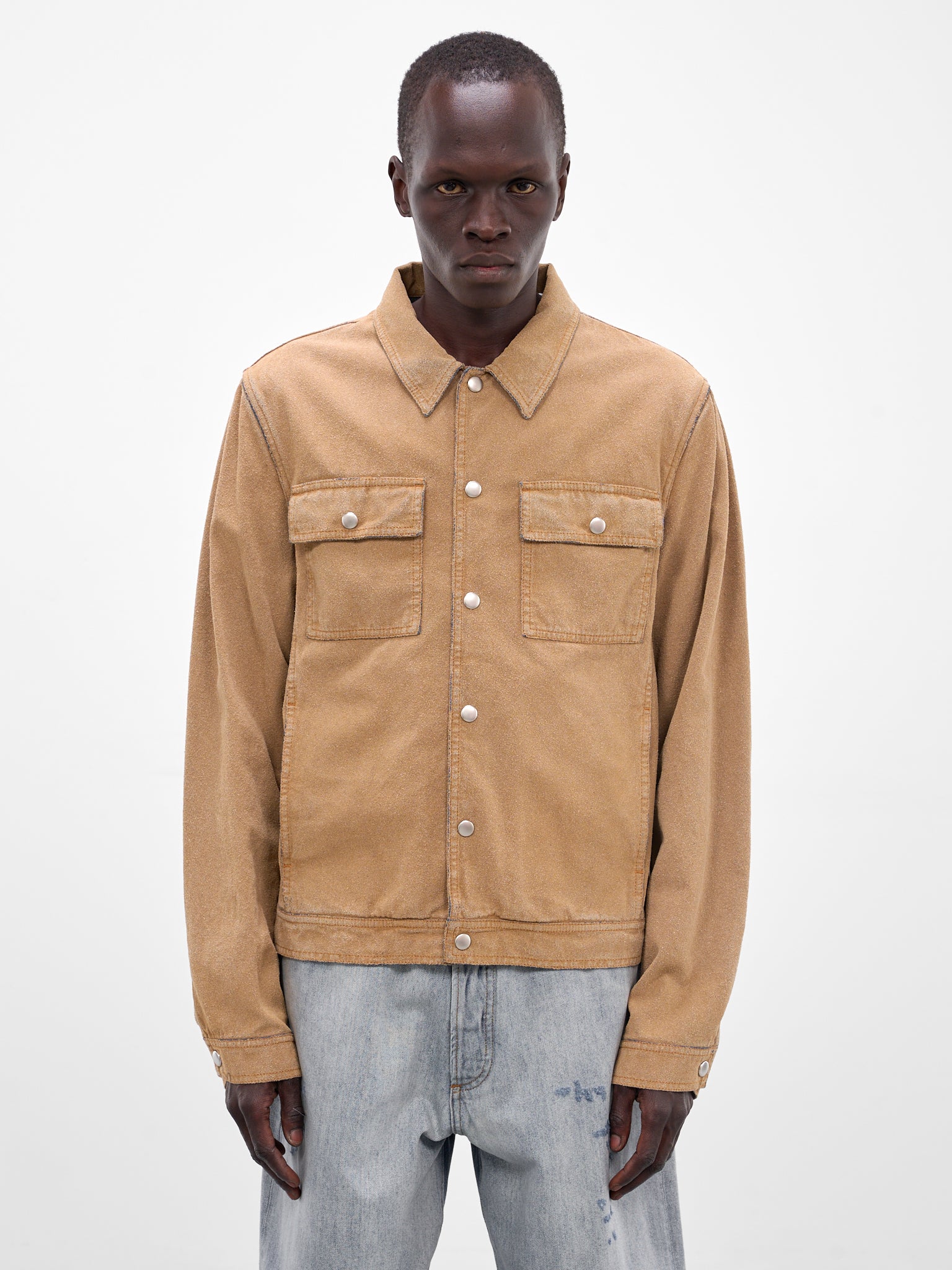 Sand Denim Trucker Jacket (SH0AM0078-M30050-SAND)