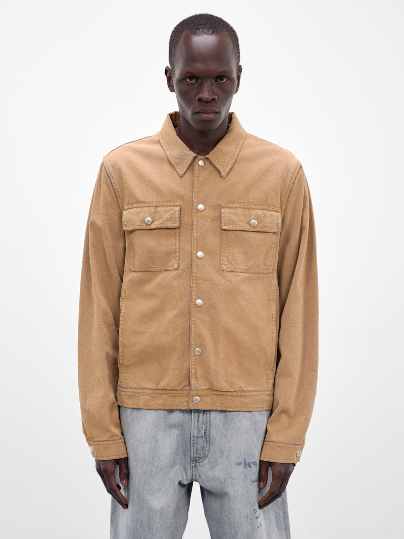 Sand Denim Trucker Jacket (SH0AM0078-M30050-SAND)