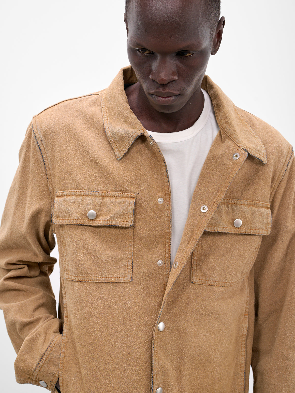 Sand Denim Trucker Jacket (SH0AM0078-M30050-SAND)