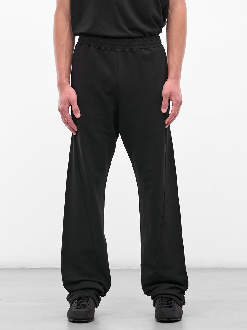 Black Cotton Sweatpants (SH0KA0053-M25025-900-BLACK)