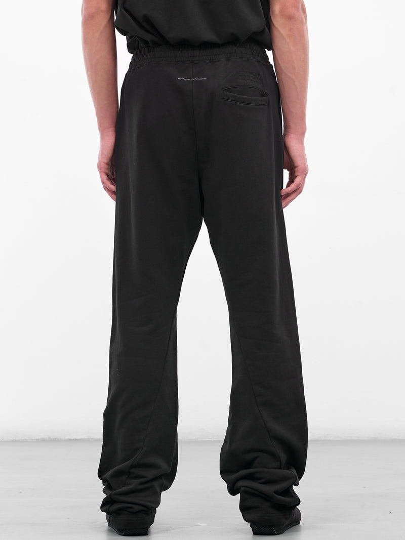 Black Cotton Sweatpants (SH0KA0053-M25025-900-BLACK)
