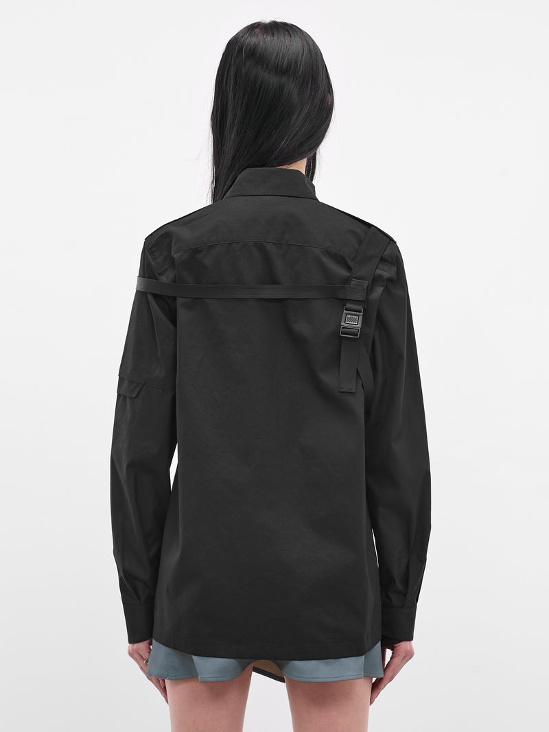 Black Biker Shirt & Shoulder Strap (SH1K-BLACK)