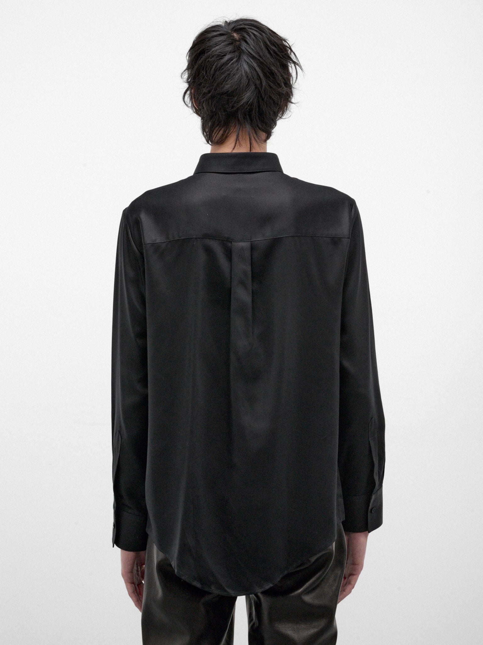 Black Tencel Classic Shirt (SH20-FW26-BLACK)