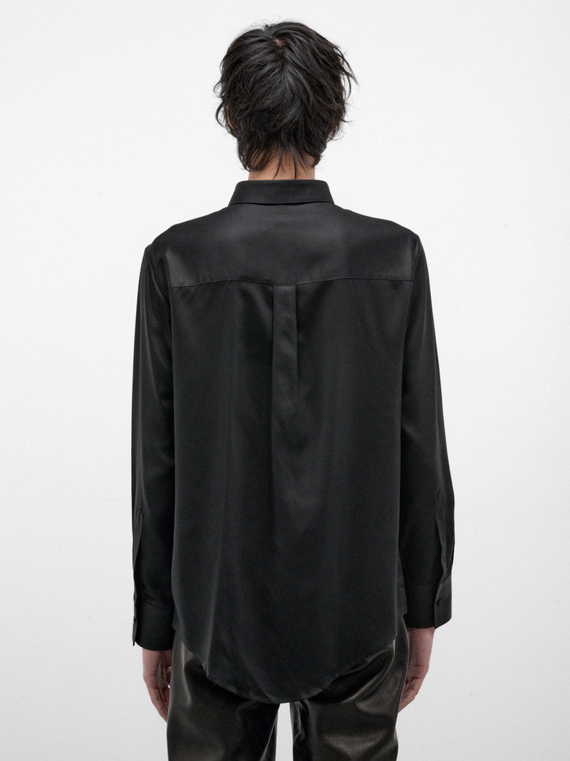 Black Tencel Classic Shirt (SH20-FW26-BLACK)